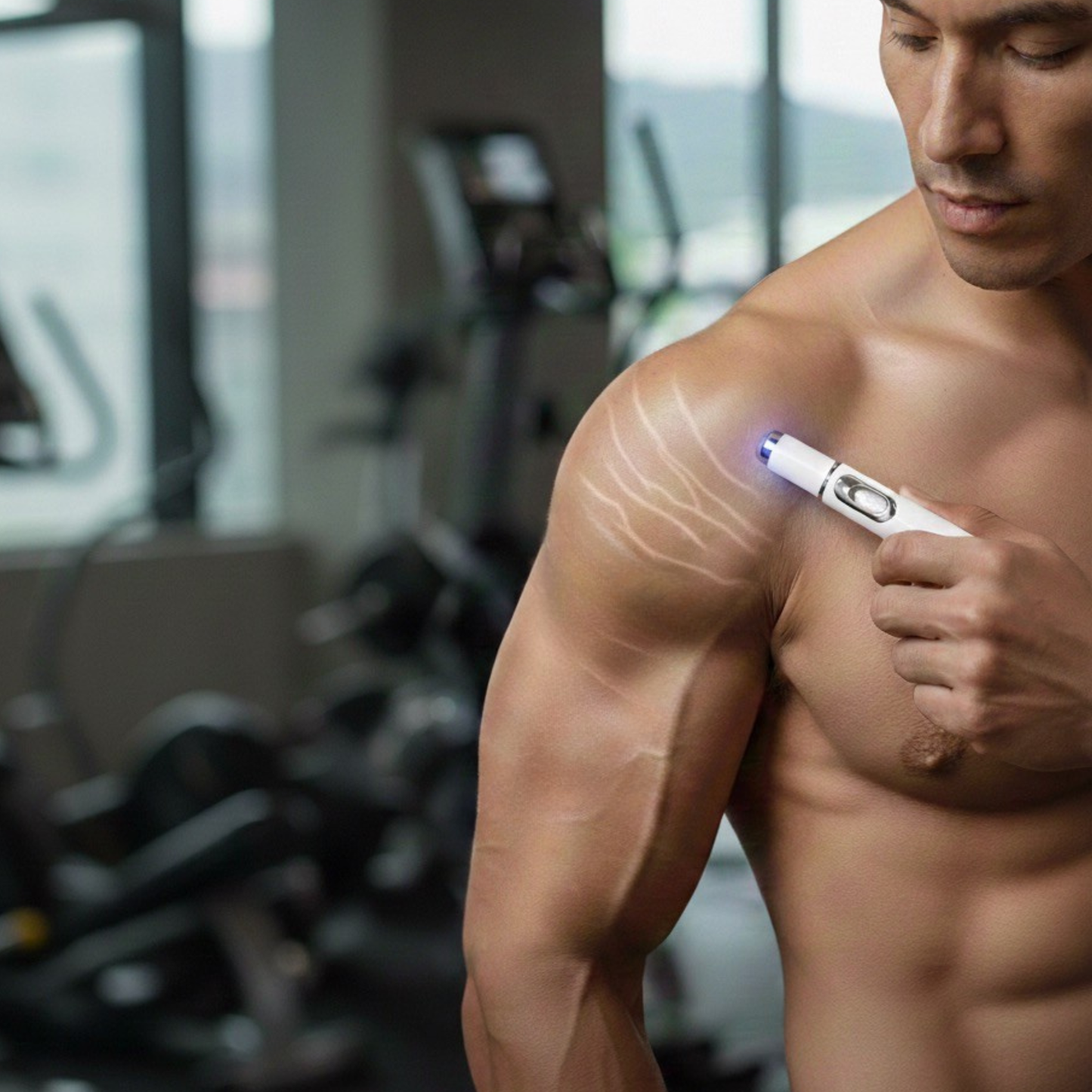 Blue Light Stretch Mark Removal Tool and Scar Cream