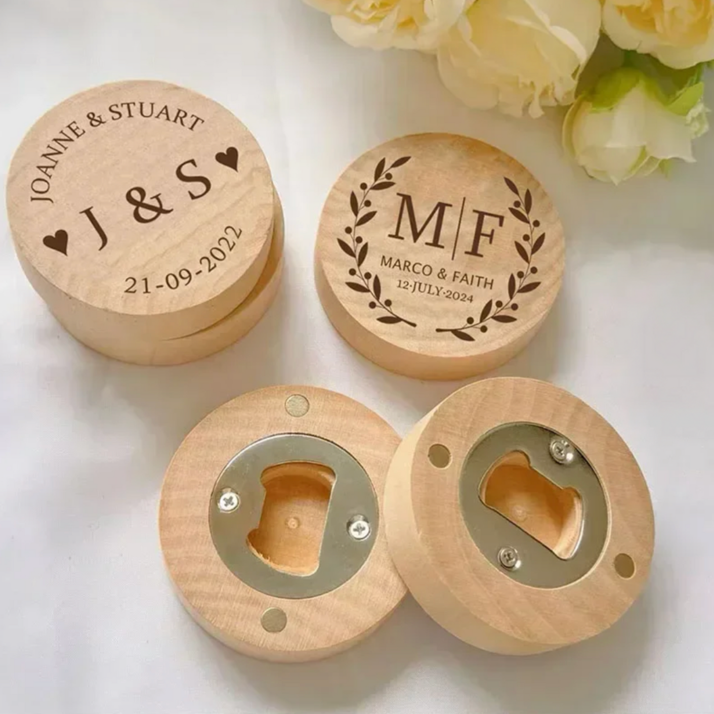 Custom Engraved Wooden Bottle Opener