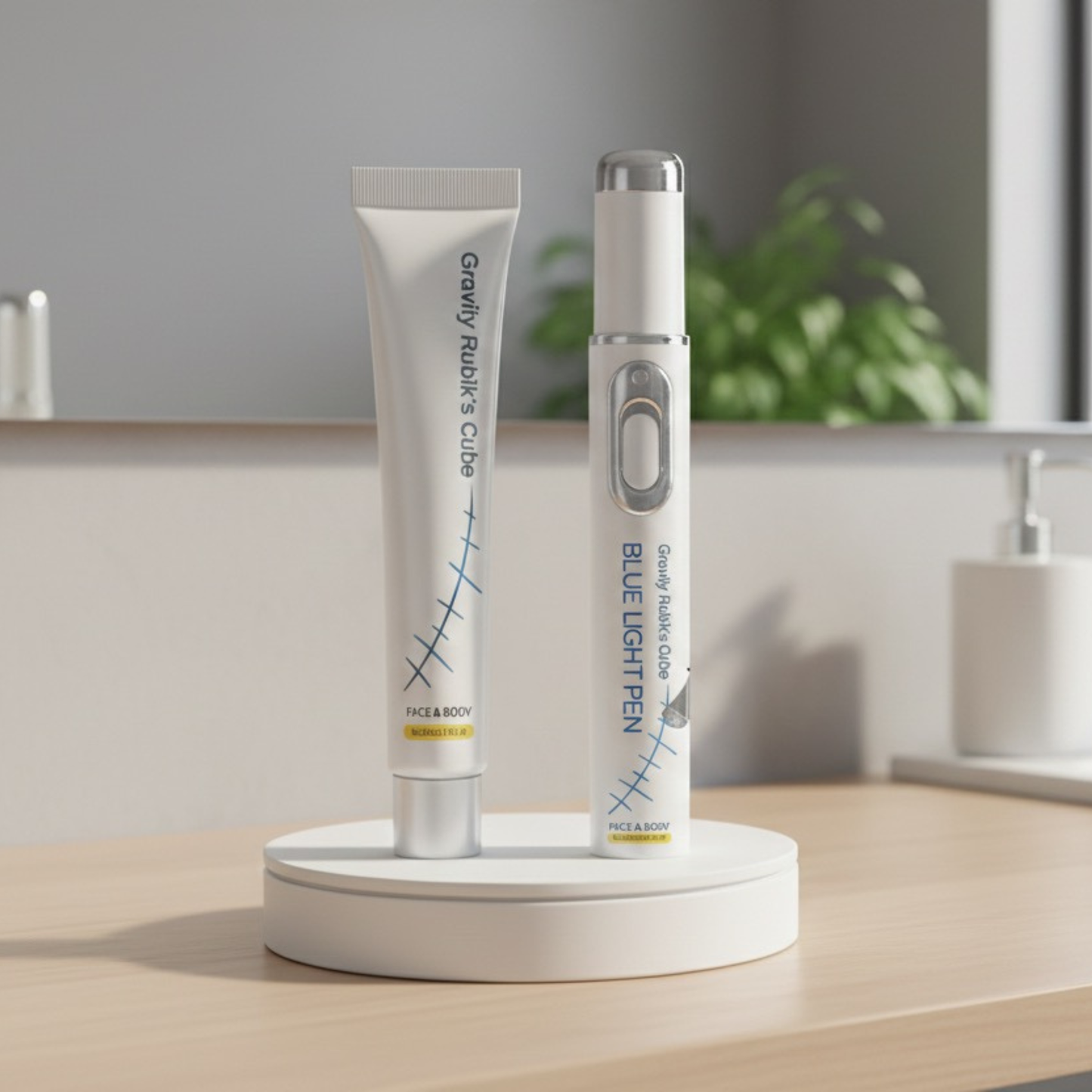 Blue Light Stretch Mark Removal Tool and Scar Cream