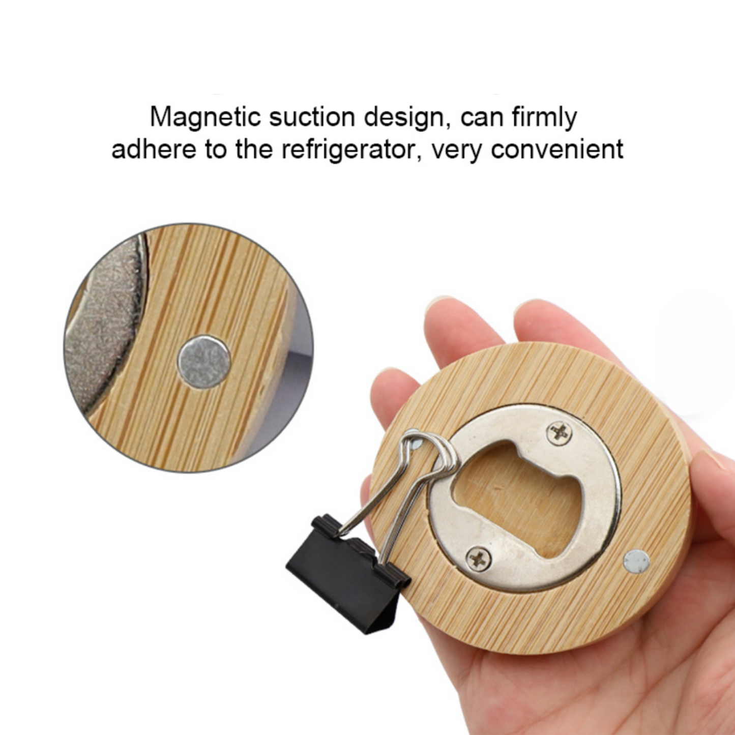 Custom Engraved Wooden Bottle Opener